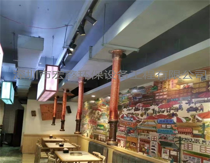 烤肉店排烟管道安装工程 韩国烤肉店排烟管道安装 烤肉店上排烟管道安装工程